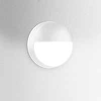 Nástěnná - CEN OSTOBP-1421500 Venkovní nástěnné LED svítidlo kulaté OASI CCT 14W 3000/4000/6500K IP54 bílá - CENTURY
