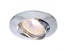 Kruhová - IMPR 449201 Zápustné svítidlo MR16 litina výklopné chrom - LIGHT IMPRESSIONS