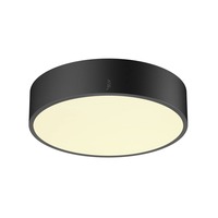 Kruhová - LA 1007284 MEDO® PRO 30 nástěnné a stropní nástavbové svítidlo, kulaté, 3000/4000K, 10W, DALI, Touch, 70°, UGR<19, černá - BIG WHITE (SLV)