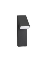Sloupková - NV 9020930 Venkovní sloupkové svítidlo BRIGITTA černý hliník a akrylový difuzor proti oslnění LED 6W 3000K 100-240V IP65 - NOVA LUCE