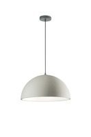 Kónická - FAN I-XENIA-S-VER Závěsné svítidlo Xenia (zelené PU) objímka E27, pr. 50 x 200 cm - FANEUROPE