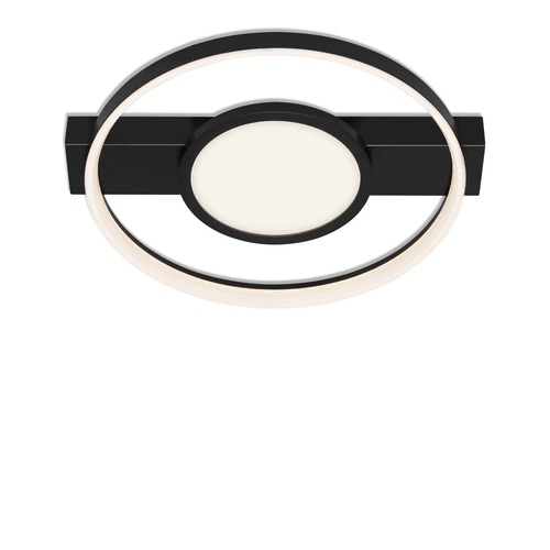 Kruhová - BRI 3026-015 LED stropní svítidlo 43,5 cm 33W 3100lm černá - BRILONER - foto 1