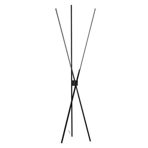 Stojací lampy - FAN LED-SHANGHAI-PT3 NERO Stojací lampa PIANTANA LED SHANGHAI černá 31 W 3990 lm CCT 49,5x159 cm - FANEUROPE - foto 1