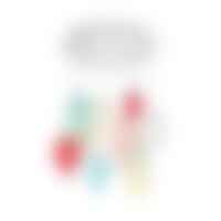 Vícečetná - ILUX 100951 Závěsné svítidlo Ideal Lux Clown SP12 color 100951 chromové 60cm   - IDEALLUX
