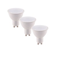 GU10/GZ10 - FAN KLASSIC-GU10-6C-KIT Sada 3 x žárovek LED GU10, 6 W, 490 lm, 3000 K, 100 °, 50 x 57 mm, 15 000 h, CRI 80 - FANEUROPE