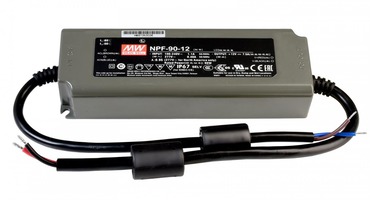 Stabilizované napětí - IMPR 872099 Meanwell napájení CV, NPF-90-12 konstantní napětí 0-7500 mA IP67 12V DC 90,00 W - DEKOLIGHT