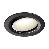 Kruhová - LA 1003680 NUMINOS® MOVE DL L vnitřní LED zápustné stropní svítidlo černá/bílá 4000 K 55° otočné a výkyvné - BIG WHITE (SLV)