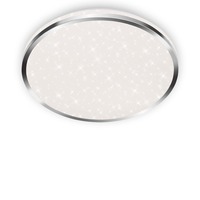 Kruhová - BRI 3403-118 LED stropní svítidlo hvězdné nebe, pr. 33 cm, 18 W, chrom - BRILONER