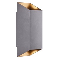 Nástěnná - NOR 2218221050 Nico Square 22 venkovní nástěnné svítidlo antracit - NORDLUX