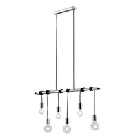 Dekorativní - FAN I-ADMIRAL-S6 Závěsné svítidlo Admiral, chrom, 6 x E27, 100 x 135 cm - FANEUROPE