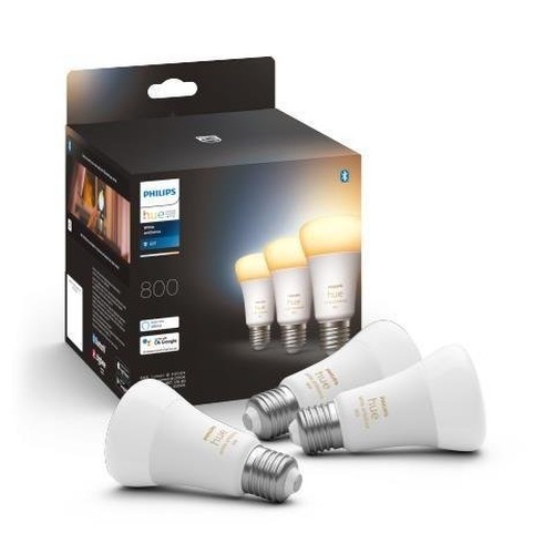 SmartHome Paul Neuhaus - PH 8719514328266 AKCE - Hue Bluetooth LED White Ambiance set 3ks žárovek Philips 8719514328266 E27 A60 3x6W 3x800lm 2200-6500K bílé stmívatelné - PHILIPS (929002489803) - foto 1