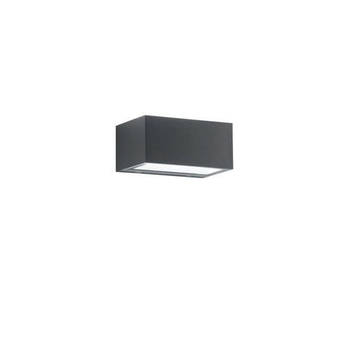 Nástěnná - FAN LED-W-TWIN-S ANT Venkovní nástěnné svítidlo LED TWIN antracit hliník 12W 1500lm CCT IP54 6,5x14x8,9 cm - FANEUROPE - foto 1