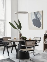 Kruhová - NV 9345614 Závěsné svítidlo PERRINE šampaň stříbrný hliník a akryl LED 30W 230V 3000K IP20 stmívatelné - NOVA LUCE