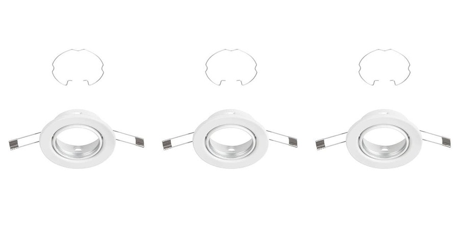 Kruhová - BRI 7110-036 3ks sada vestavné svítidlo, pr. 8,6 cm, bílé - BRILONER - foto 1