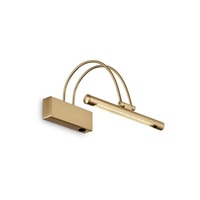 Nad obrazy/zrcadla - ILUX 121154  LED Nástěnné svítidlo Ideal Lux Bow AP36 ottone satinato 121154 mosazné 26cm   - IDEALLUX