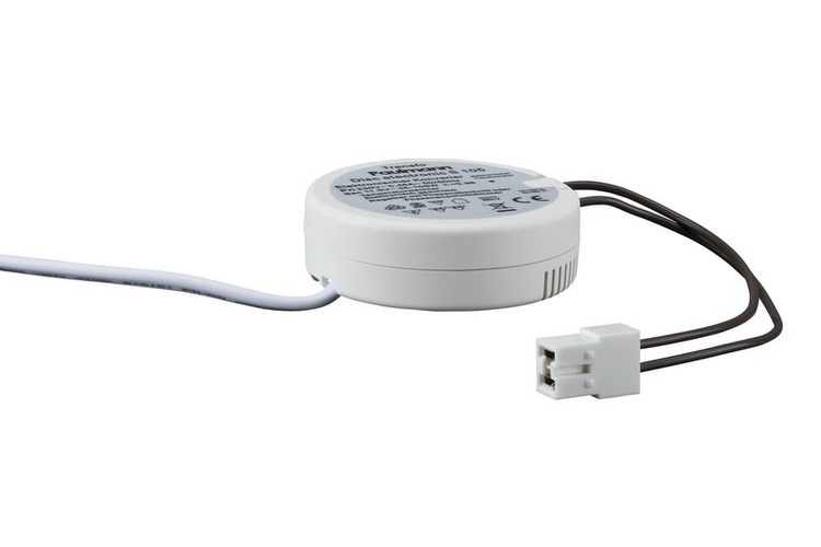Trafa pro halogenky - P 97729 Trafo DISC (KULATÉ) 35-105W, 230/12V, bílá - PAULMANN - foto 1