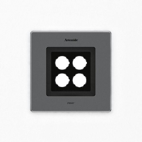 Zapuštěná - AR T42014ELPTW00 Ego Flat 150 downlight čtverec EL 3000K Inox IK09 - ARTEMIDE - foto 1