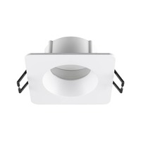 Hranatá - LA 1007348 NEW TRIA® 68 kroužek pro vestavbu do stropu, D: 8,2 Š: 8,2 H: 3,4 cm, IP 65, bílá - BIG WHITE (SLV)