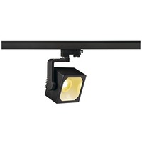 Svítidla - LA 152750 EURO CUBE pro tříokr. lištu černá 230V LED 28.5W 60° 3000K - BIG WHITE (SLV)