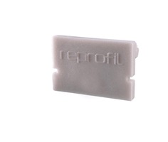 Krytky pro Al profily - IMPR 979011 Koncovka H-AU-01-12 šedá 18 mm 2 ks - LIGHT IMPRESSIONS