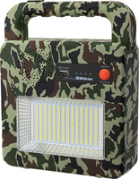 Solární produkty - Solární přenosný Bluetooth reproduktor+světelná kamufláž