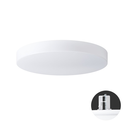 Koupelnová - OS DEL52553 DELIA V3 stropní/nástěnné plastové polovestavné svítidlo bílá IP44 3x25W E27 - OSMONT - foto 1