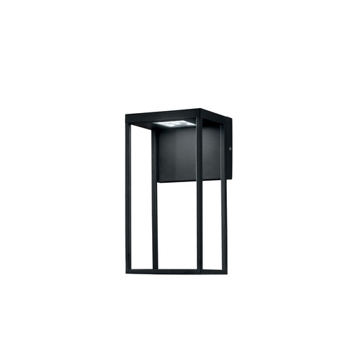 Nástěnná - FAN LED-W-GRIS-NER Venkovní nástěnné svítidlo LED GRIS hliník černá 12W 1390lm CCT IP54 28x15x12,6 cm - FANEUROPE - foto 1