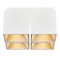 Downlight - NOR 2110430101 Ethan 4-Spot přisazené downlight svítidlo matná bílá - NORDLUX