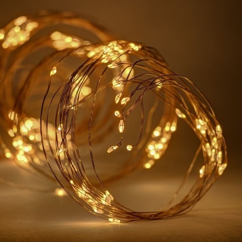 Interiérové řetězy - DLED EL01W DecoLED LED světelný řetěz - 12 x 1,5 m, teple bílá, 180 diod - foto 1