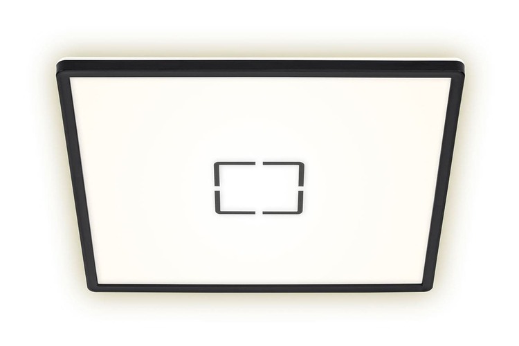 Hranatá - BRI 3393015 Slim svítidlo LED panel, 42 cm, 3000 lm, 22 W, černá (starý kód: BRI 3393-015) - BRILONER - foto 1