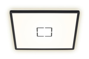 Hranatá - BRI 3393-015 Slim svítidlo LED panel, 42 cm, 3000 lm, 22 W, černá - BRILONER