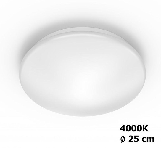 Plafoniéry - PH 8718699681111 Moire SVÍTIDLO STROPNÍ LED 10W 1100lm 4000K, bílá - PHILIPS (915005778301) - foto 1