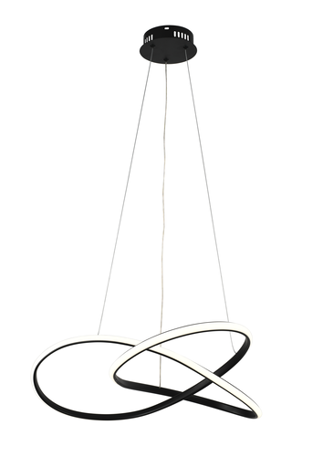 LED závěsná svítidla Optonica - Závěsná LED lampa 30W Sand Black - foto 1