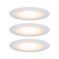 Koupelnová - P 99942 Premium vestavná svítidla sada LED Suon WarmDim 2000-2700K 3x6,5W 230 V saténové - PAULMANN
