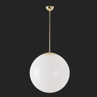Nouzové osvětlení - OS ISI64540 ISIS P4 PM závěsné plastové svítidlo mosaz leštěná / bílá IP40 4000 K 41W LED nouzové kombinované 3 h (původní kód OS 64540) - OSMONT