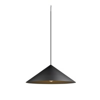 Kónická - LA 1008507 MAGICO 55 závěsné svítidlo, E27, délka závěsu 180 cm, 1x max. 10 W, matná černá barva - BIG WHITE (SLV)