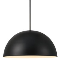 Polokoule - NOR 48563003 Závěsné svítidlo Ellen 30 40W E27 černá - NORDLUX