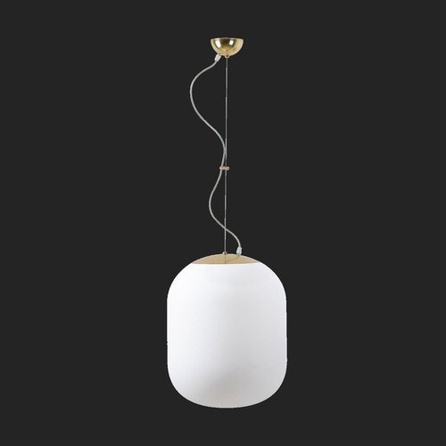 Koule - OS TAN67310 TANIA L1 závěsné skleněné svítidlo mosaz leštěná / bílá IP40 3000 K 27W LED DALI (původní kód OS 67310) - OSMONT - foto 1