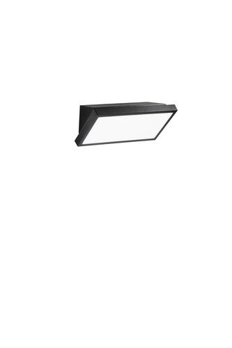 Nástěnná - FAN LED-W-RIM-NER Nástěnné LED svítidlo Rim (černé) 20 W, 2500 lm, 4000 K, IP54, 26 x 8,7 x 13,2 cm - FANEUROPE - foto 1