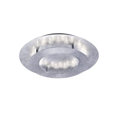 Kruhová - PN 9620-21 NEVIS LED stropní svítidlo, imitace plátkového stříbra, nepřímé 3000K - PAUL NEUHAUS - foto 1