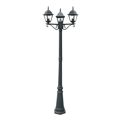 Sloupková - FAN LANT-ROMA/P3 Sloupkové svítidlo PALO ROMA černá, 3xE27, IP44, 190 x 70 cm - FANEUROPE - foto 1