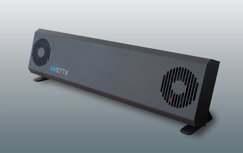 Germicidní - UV 966002 Germicidní zářič IN48AB černý UV-C INDIRECT 48W 60m3/hod - UVETTA - foto 1