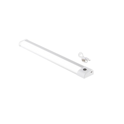 Přisazená - FAN LEDBAT-BLAM-IR38 Nabíjecí podlinkové LED svítidlo BLAM, bílá/stříbrná hliník, LED 1,7 W, 150 lm, 3000 K, s IR senzorem, dobíjecí - FANEUROPE - foto 1