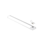 Přisazená - FAN LEDBAT-BLAM-IR38 Nabíjecí podlinkové LED svítidlo BLAM, bílá/stříbrná hliník, LED 1,7 W, 150 lm, 3000 K, s IR senzorem, dobíjecí - FANEUROPE