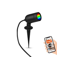 Zápichy - BRILO 3674-015 LED zahradní bodové svítidlo, 12 cm, 4,4 W, 380 lm, černá - BRILO
