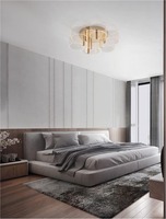 Kruhová - NV 9756713 Stropní svítidlo GATLIN mosazný zlatý kov a akryl LED 41W 230V 3000K IP20 stmívatelné - NOVA LUCE