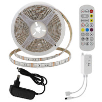 Sady LED pásků - Vodotěsný adaptér LED Strip Set + Bluetooth Music + dálkové 60 LED diody