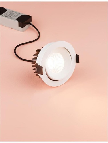 Zapuštěná - NV 9232117 Zapuštěné svítidlo BLADE bílý hliník LED 12W 3000K 38st. IP65 výklopné - NOVA LUCE - foto 1