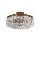 Kruhová - MAR 100613 Strömsholm stropní svítidlo staromosaz 36 cm - Markslöjd