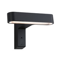 Nástěnná - P 94548 LED venkovní nástěnné svítidlo Ito pohybové čidlo horizontální orientace IP44 227x159mm 3000K 6W 230V 65° antracit kov/umělá hmota - PAULMANN